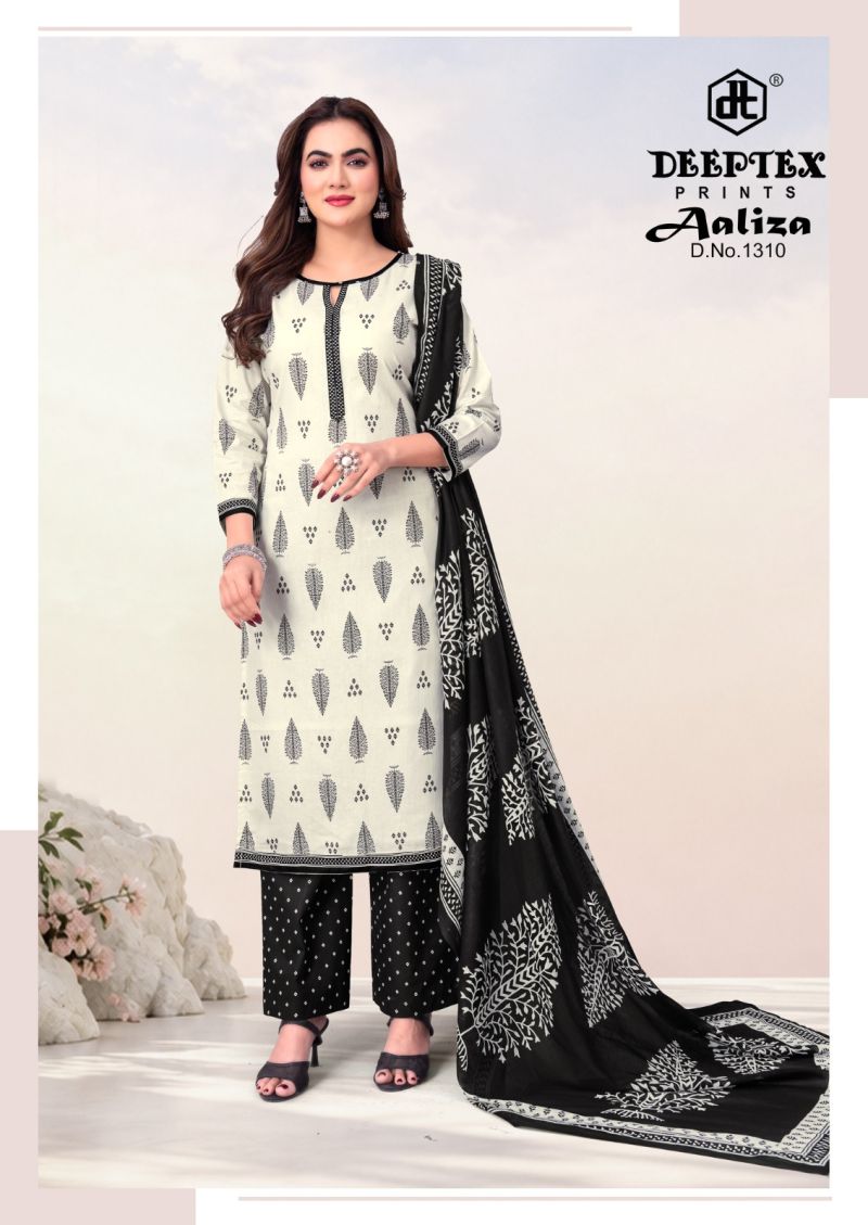 Deeptex Aaliza Vol 13 Pure Cotton Printed Readymade Kurti Pant with Dupatta Wholesale — Wholesale Kurtis, Deeptex Prints wholesale from Surat — Photo 2