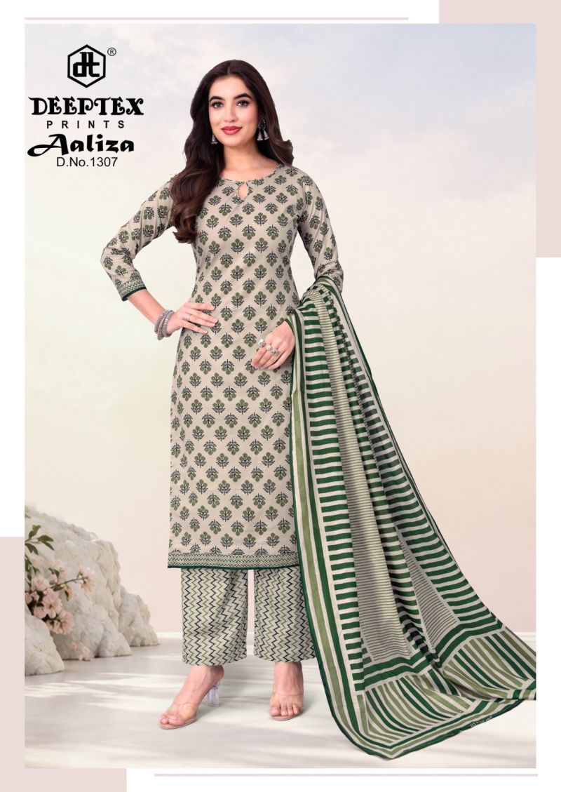 Deeptex Aaliza Vol 13 Pure Cotton Printed Readymade Kurti Pant with Dupatta Wholesale — Wholesale Kurtis, Deeptex Prints wholesale from Surat — Photo 10