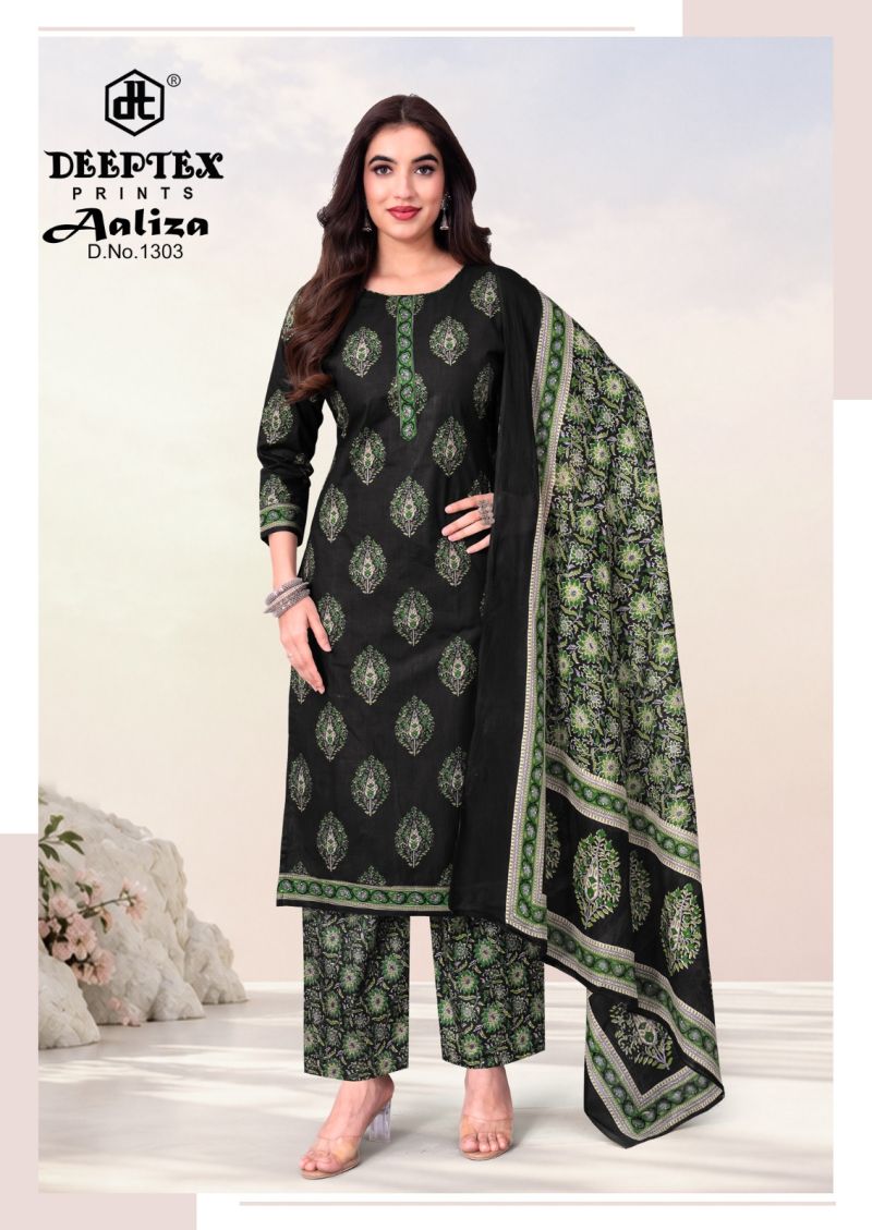 Deeptex Aaliza Vol 13 Pure Cotton Printed Readymade Kurti Pant with Dupatta Wholesale — Wholesale Kurtis, Deeptex Prints wholesale from Surat — Photo 9