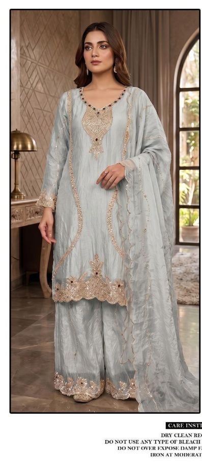 Hoor Tex 996 A To D Fandy Crush Embroidered Salwar Kameez Catalog
