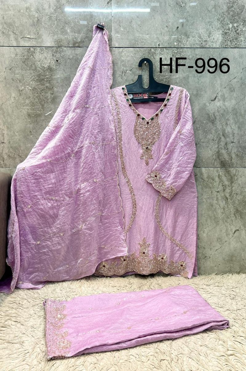 Hoor Tex 996 A To D Fandy Crush Embroidered Salwar Kameez Catalog — Wholesale Dress Material, Vardan Ethnic wholesale from Surat — Photo 5