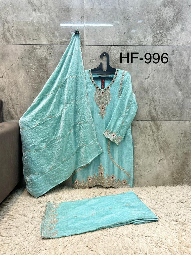 Hoor Tex 996 A To D Fandy Crush Embroidered Salwar Kameez Catalog — Wholesale Dress Material, Vardan Ethnic wholesale from Surat — Photo 6
