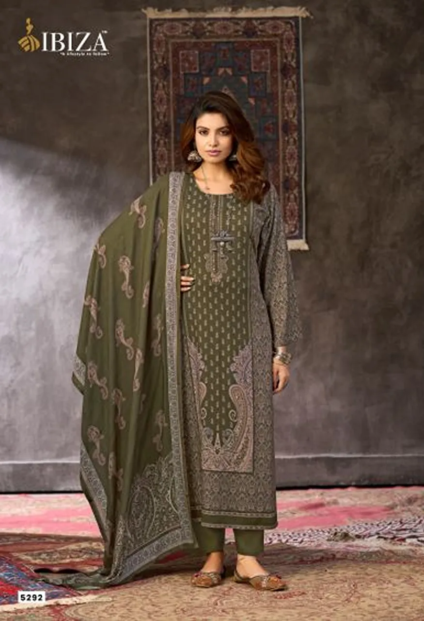 Ibiza Pashmina Dhaga Viscose Pashmina Digital Printed Salwar Kameez — Wholesale Salwar Suits, Ibiza wholesale from Surat — view 5