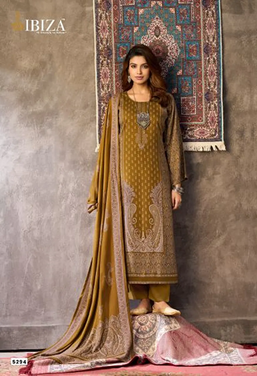 Ibiza Pashmina Dhaga Viscose Pashmina Digital Printed Salwar Kameez — Wholesale Salwar Suits, Ibiza wholesale from Surat — view 4