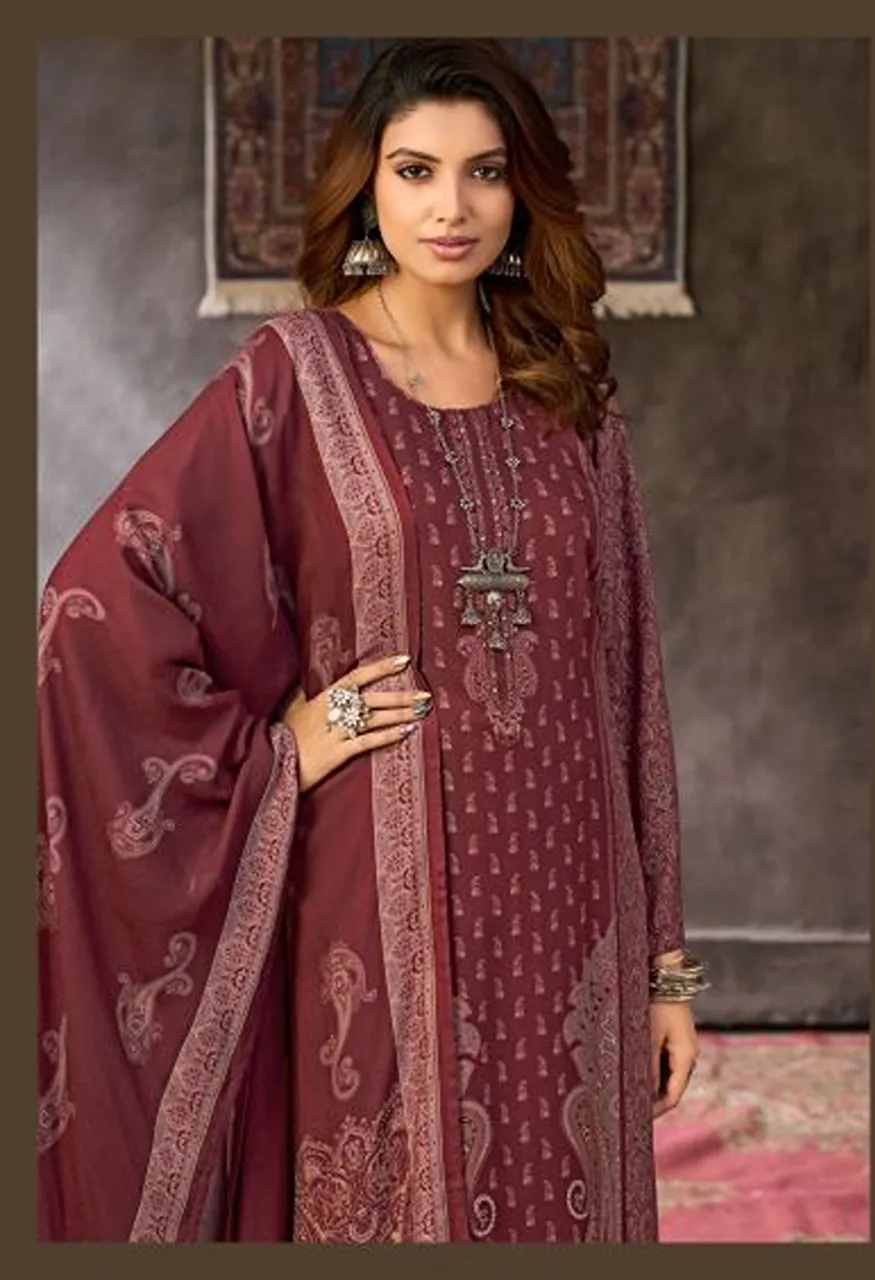 Ibiza Pashmina Dhaga Viscose Pashmina Digital Printed Salwar Kameez