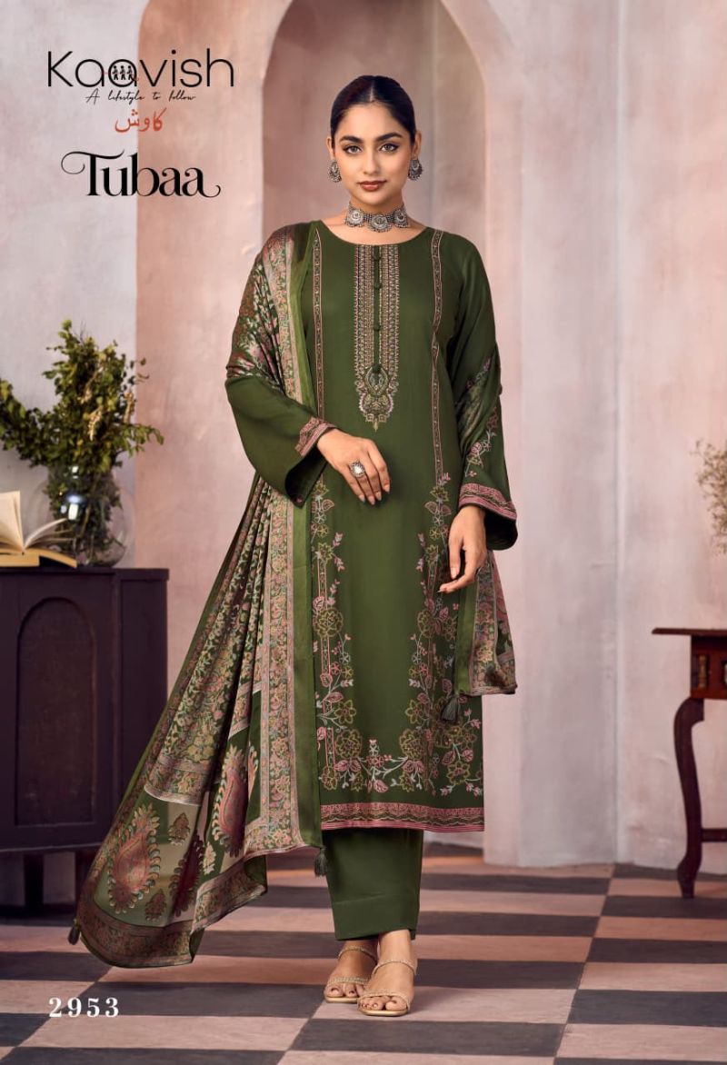 Kaavish Tubaa Viscose Pashmina Digital Print Embroidered Salwar Kameez Catalog — Wholesale Salwar Suits, Kaavish wholesale from Surat — view 2