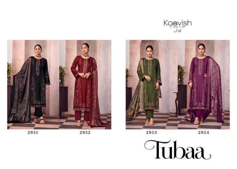Kaavish Tubaa Viscose Pashmina Digital Print Embroidered Salwar Kameez Catalog — Wholesale Salwar Suits, Kaavish wholesale from Surat — view 5