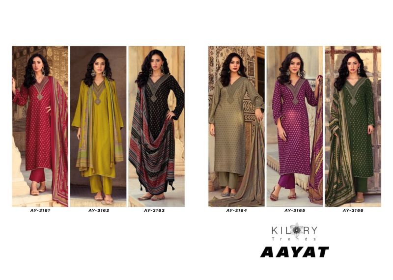 Kilory Aayat Viscose Pashmina Digital Printed Salwar Kameez Collection — Wholesale Salwar Suits, Kilory Trends wholesale from Surat — view 9