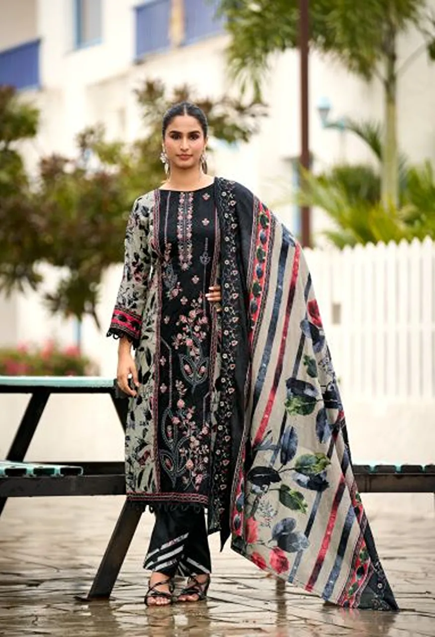 Levisha Madhubala Vol 21 Cambric Lawn Cotton Printed Dress Material — Wholesale Salwar Suits, Levisha wholesale from Surat — Photo 8