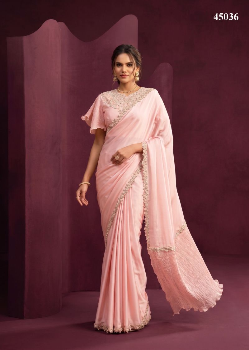 Mahotsav Norita Limited Edition Satin Silk Embroidered Designer Saree Collection — Wholesale Sarees, Mahotsav wholesale from Surat — view 12
