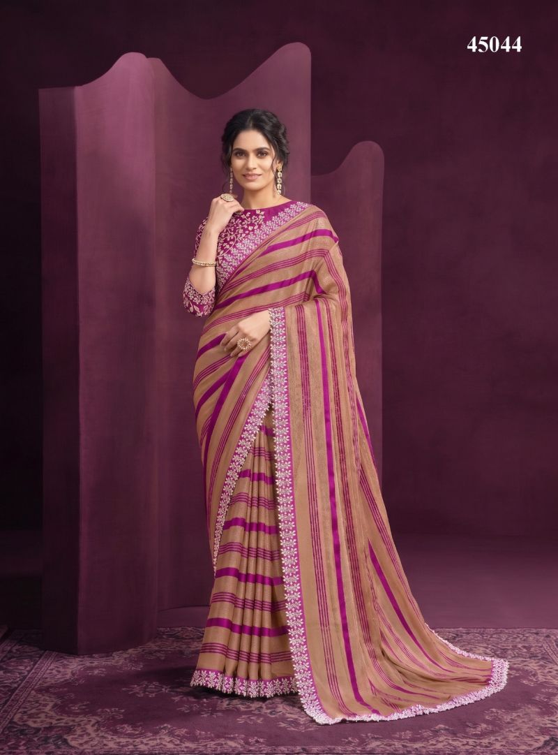 Mahotsav Norita Limited Edition Satin Silk Embroidered Designer Saree Collection — Wholesale Sarees, Mahotsav wholesale from Surat — view 8
