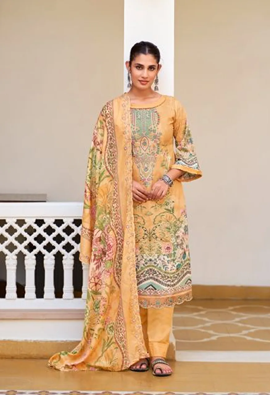 Naisha K 1450 Roman Manual Work Farshi Salwar Suit Collection — Wholesale Salwar Suits, Vardan Ethnic wholesale from Surat — view 4