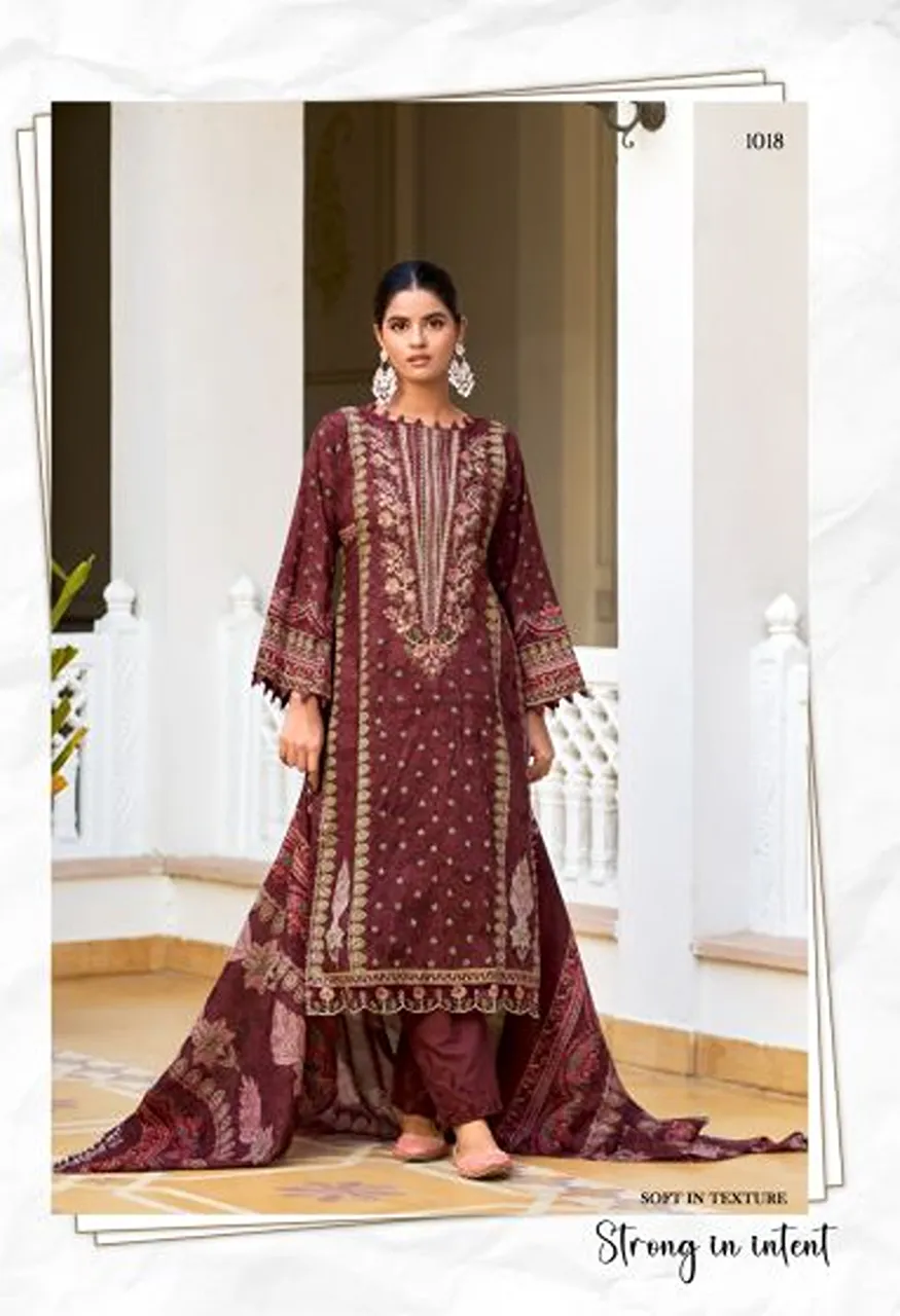Naisha K 1450 Roman Manual Work Farshi Salwar Suit Collection — Wholesale Salwar Suits, Vardan Ethnic wholesale from Surat — view 5