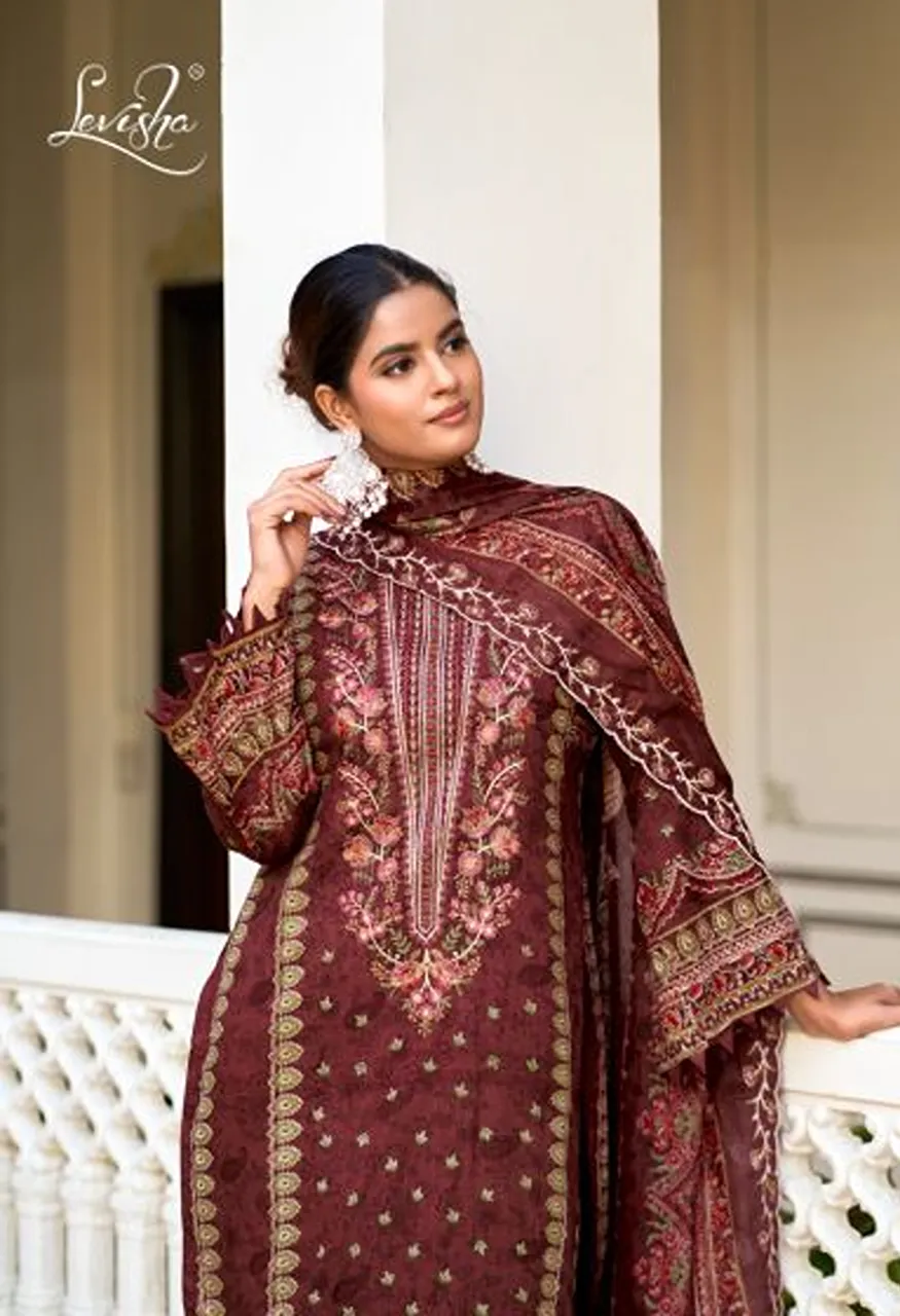 Naisha K 1450 Roman Manual Work Farshi Salwar Suit Collection