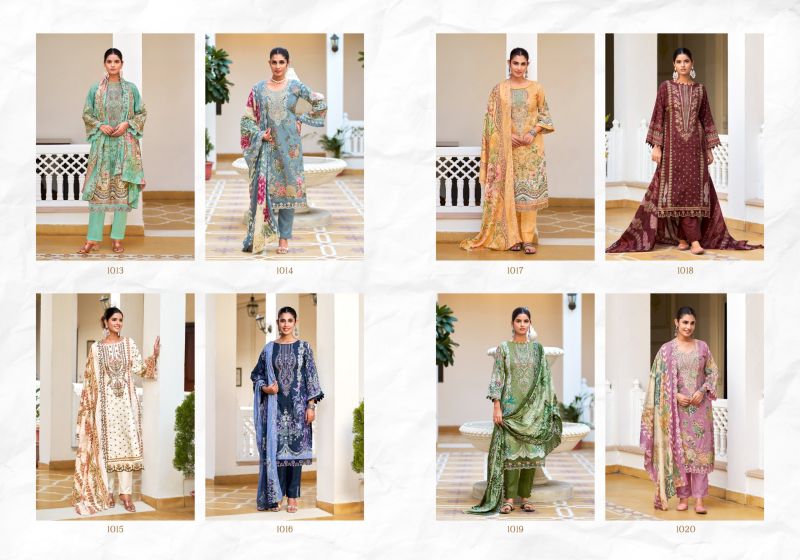 Naisha K 1450 Roman Manual Work Farshi Salwar Suit Collection — Wholesale Salwar Suits, Vardan Ethnic wholesale from Surat — view 10