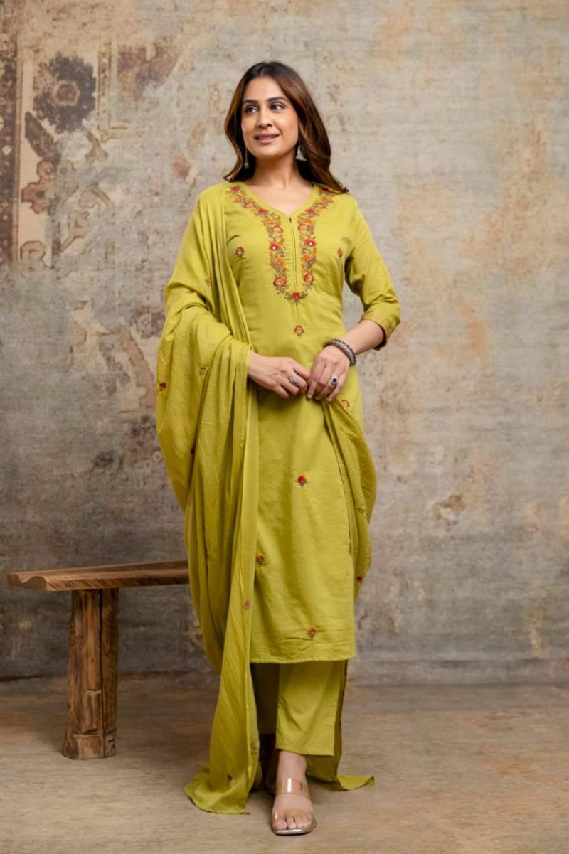 Sadhana Olivia Vol 3 Viscose Pashmina Digital Print Khatli Work Salwar Kameez — Wholesale Salwar Suits, Sadhana Fashion wholesale from Surat — view 8