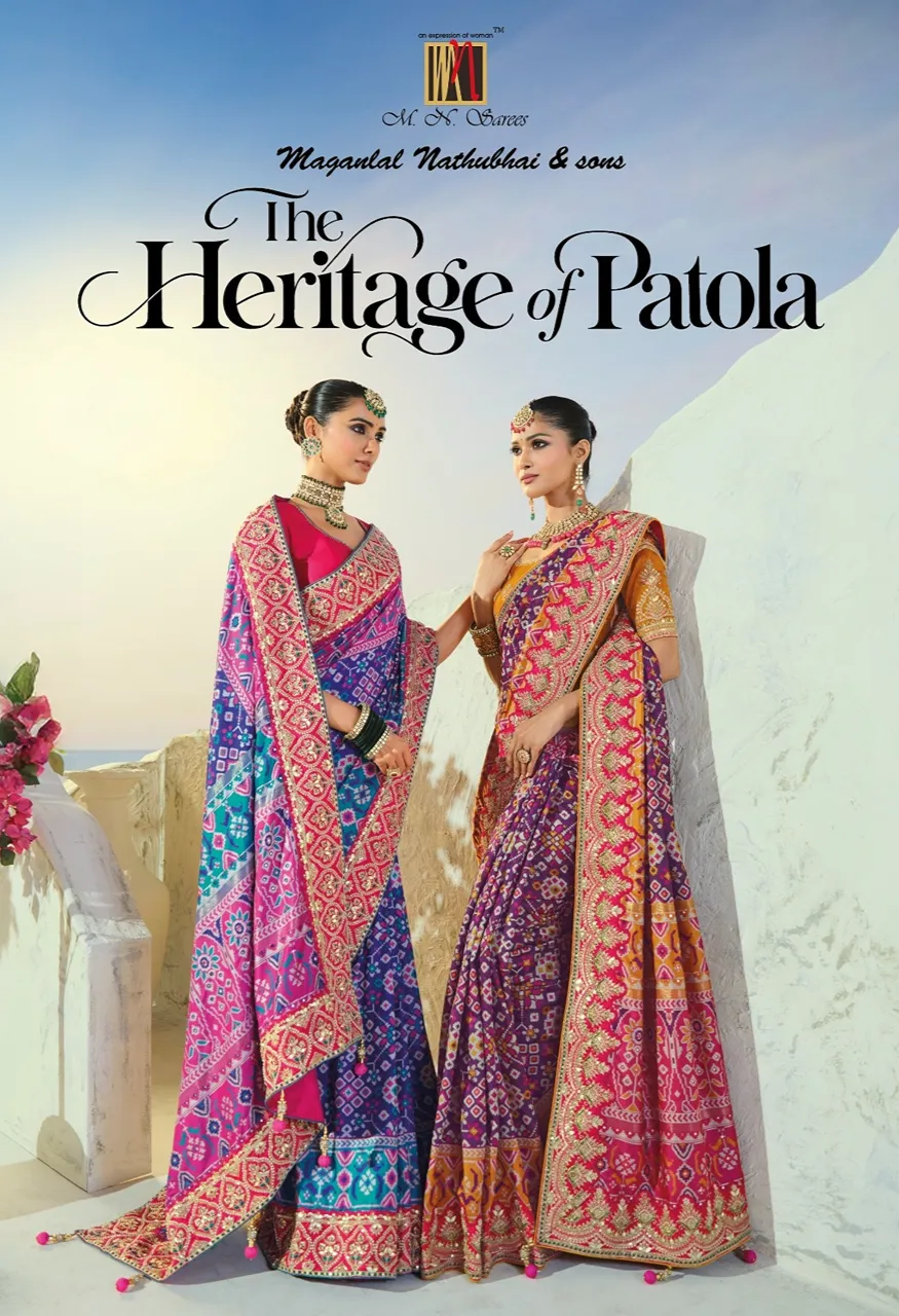 MN The Heritage Of Patola 8800 Series Designer Saree Collection Wholesale