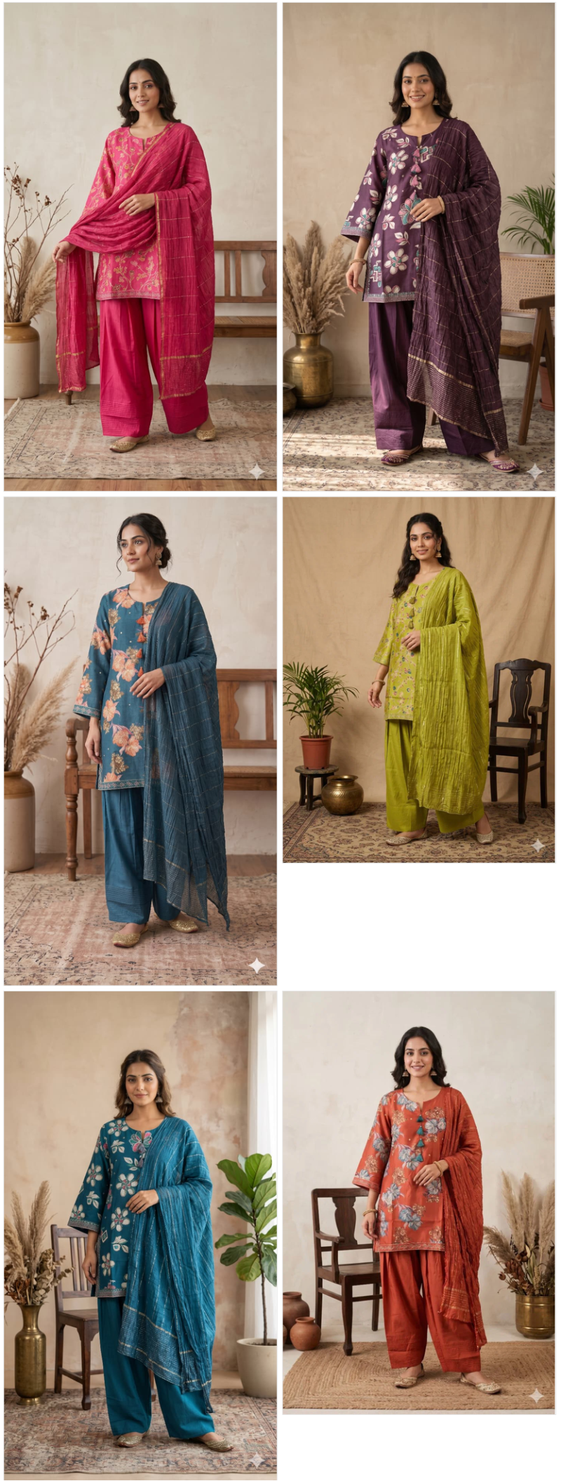 Naisha K 1474 Vertican Silk Printed Farsi Salwar Suit Collection — Wholesale Kurtis, Vardan Ethnic wholesale from Surat — view 8