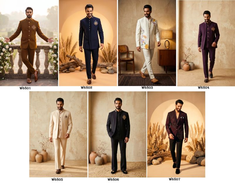 Outluk Wedding 56 Heavy Lachaka Designer Wedding Wear Set Wholesale — Details Attached, Men's Wear, Outluk wholesale from Surat — Photo 15