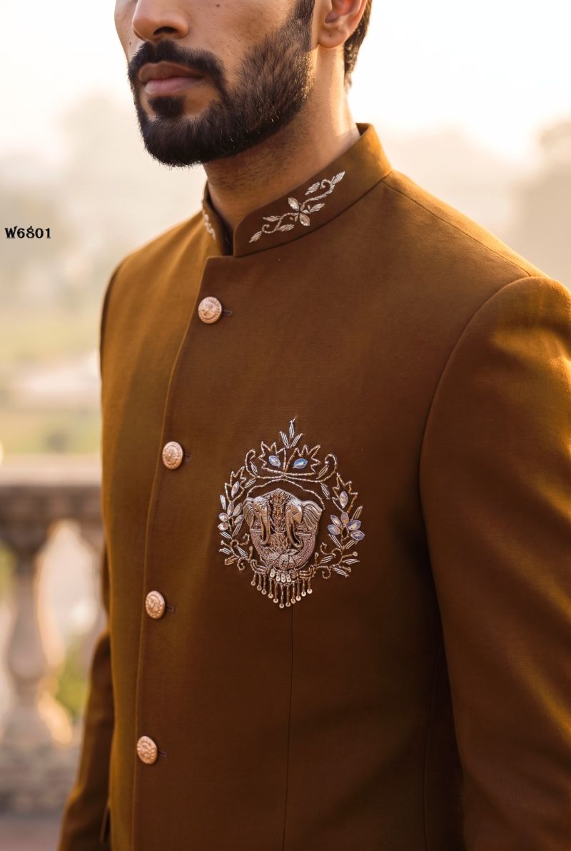 Outluk Wedding 56 Heavy Lachaka Designer Wedding Wear Set Wholesale — Details Attached, Men's Wear, Outluk wholesale from Surat — Photo 10