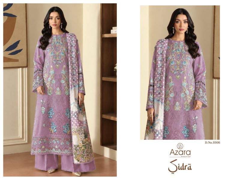 Radhika Azara Sidra Pure Cotton Embroidered Salwar Kameez Catalog — Wholesale Pakistani Suits, Vardan Ethnic wholesale from Surat — Photo 2