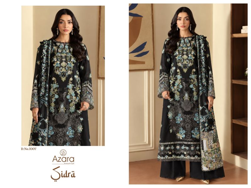 Radhika Azara Sidra Pure Cotton Embroidered Salwar Kameez Catalog — Wholesale Pakistani Suits, Vardan Ethnic wholesale from Surat — Photo 8