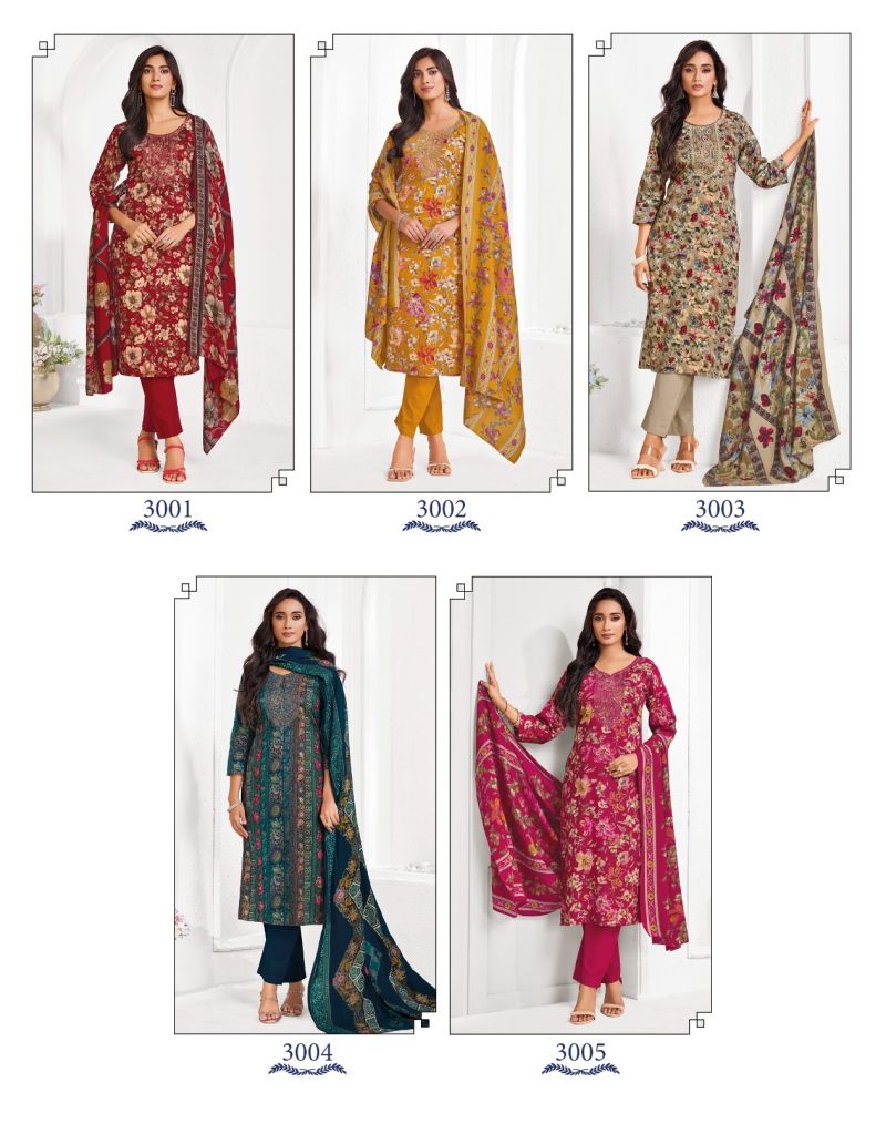 Radhika Parker Vol 3 Jam Foil Print Hand Work Kurti With Bottom Dupatta Set — Wholesale Readymade Suit, Vardan Ethnic wholesale from Surat — view 12