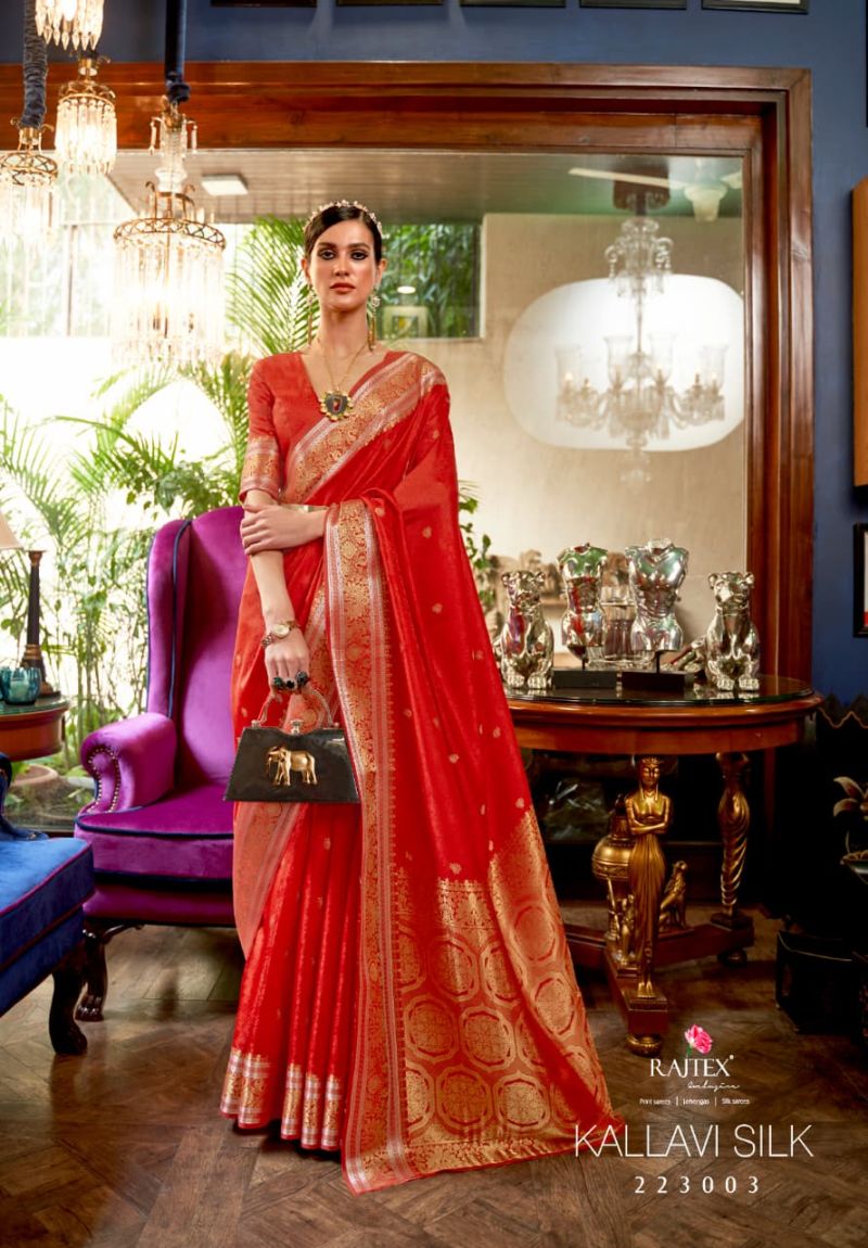 Rajtex Kallavi Silk Handloom Woven Saree Collection Wholesale