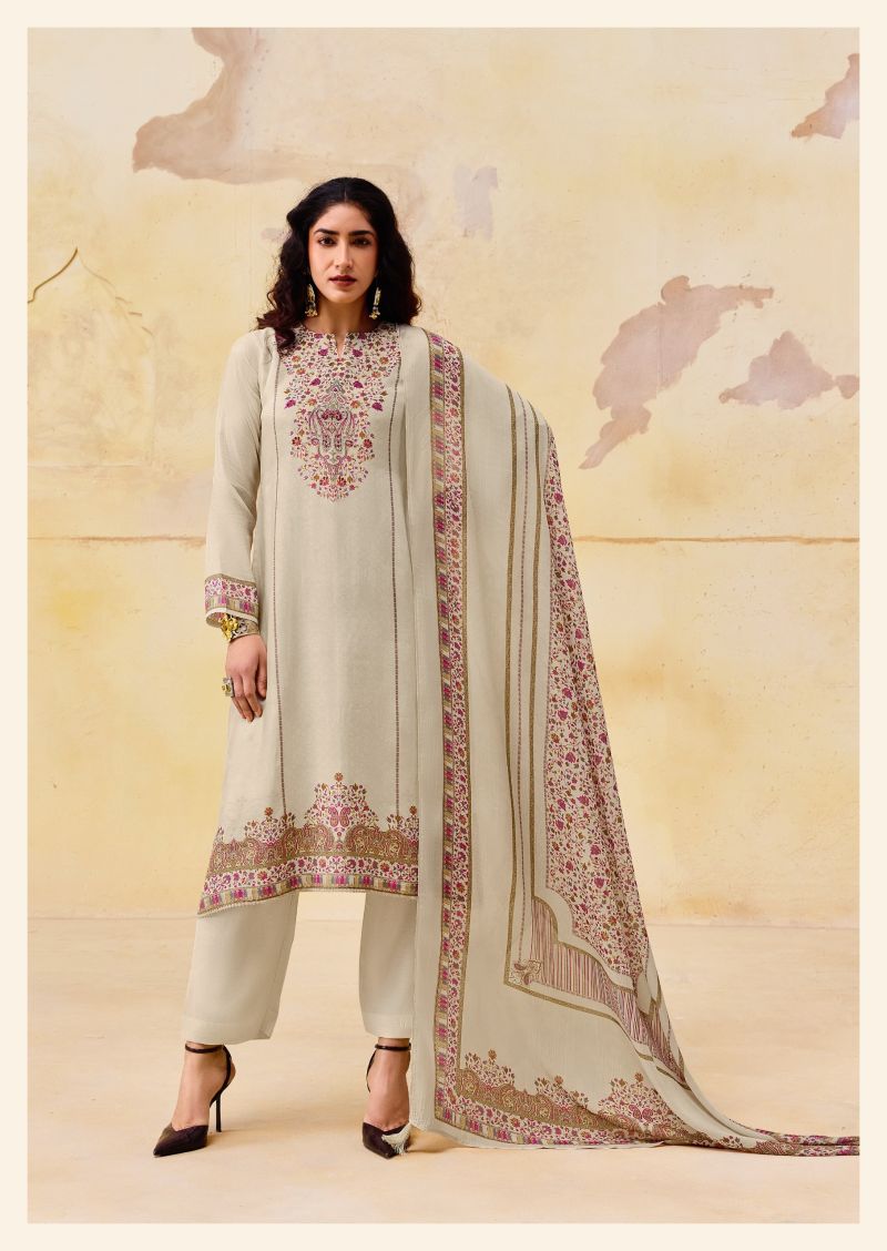Sadhana Olivia Vol 3 Viscose Pashmina Digital Print Khatli Work Salwar Kameez — Wholesale Salwar Suits, Sadhana Fashion wholesale from Surat — view 4