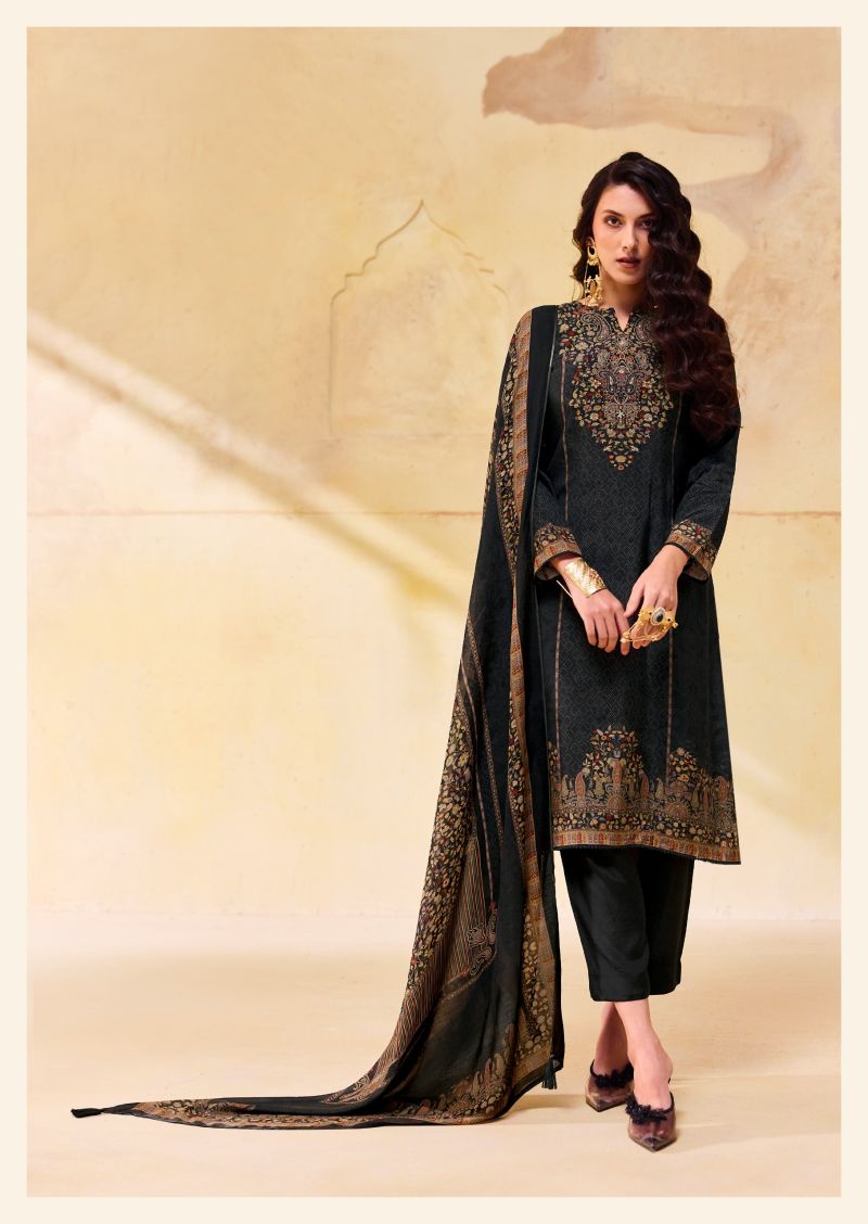 Sadhana Olivia Vol 3 Viscose Pashmina Digital Print Khatli Work Salwar Kameez — Wholesale Salwar Suits, Sadhana Fashion wholesale from Surat — view 3