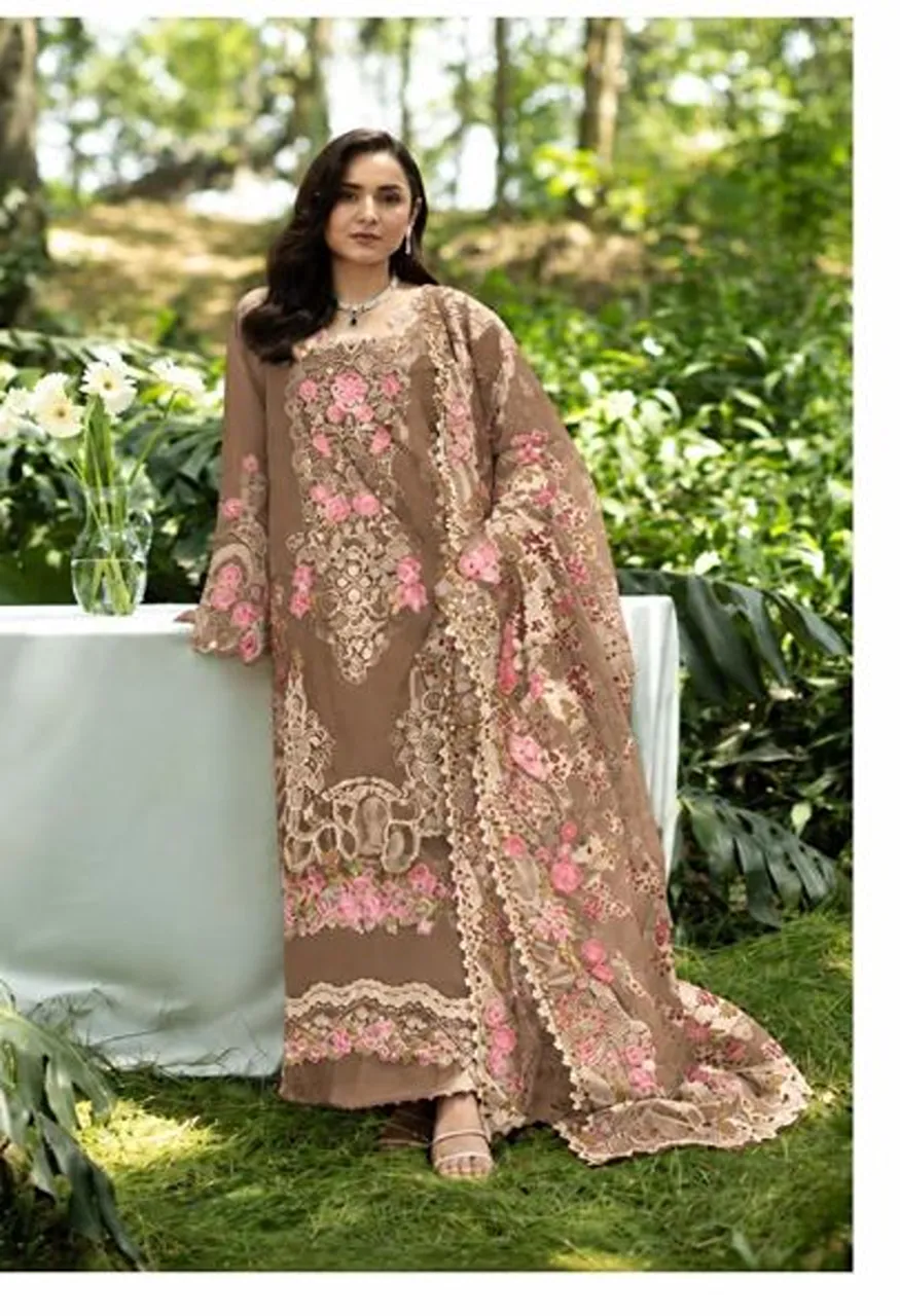 Saniya Elaf Premium 7217 Cotton Chikankari Embroidered Salwar Kameez