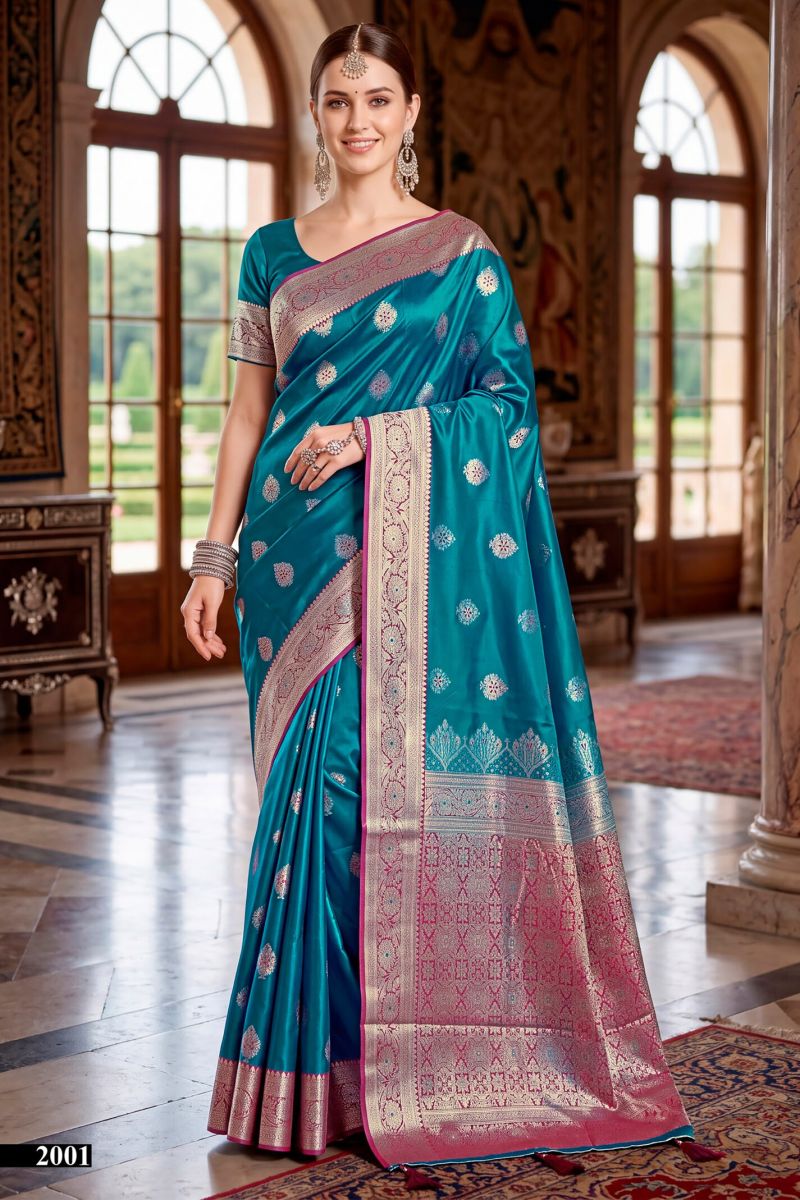 Saroj Queen Satin Vol 2 Satin Silk Saree Collection Wholesale Festival Sarees
