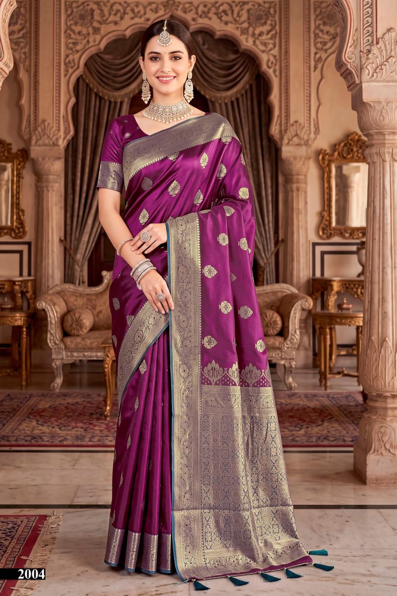 Saroj Queen Satin Vol 2 Satin Silk Saree Collection Wholesale Festival Sarees — Wholesale Sarees, Saroj Saree wholesale from Surat — Photo 4