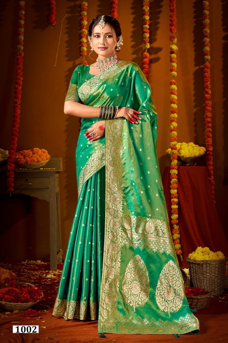 Saroj Surekha Saroski Vol 1 Heavy Tissue Silk Designer Saree Collection — Wholesale Sarees, Saroj Saree wholesale from Surat — Photo 6