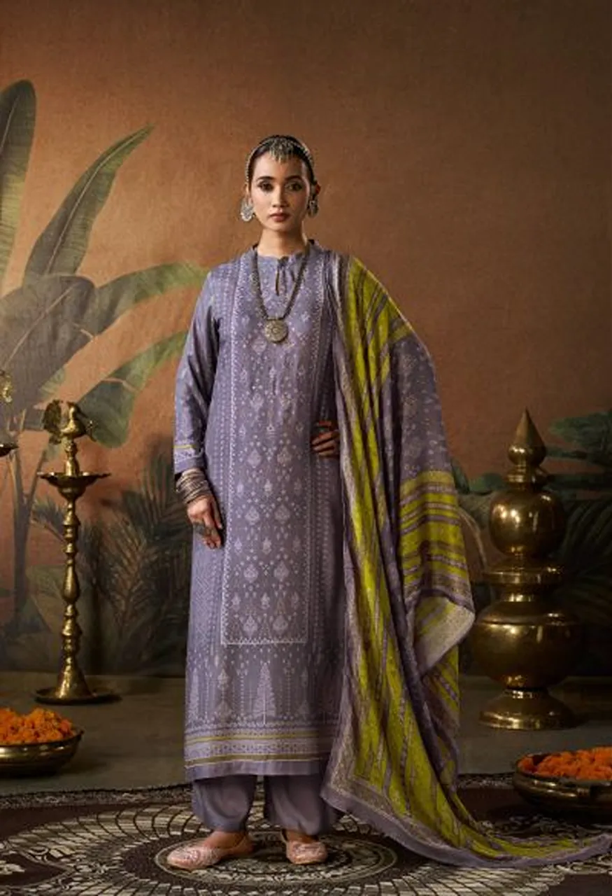 Shiddat Calista 109 Pure Viscose Pashmina Digital Printed Salwar Kameez — Wholesale Salwar Suits, Shiddat wholesale from Surat — Photo 5