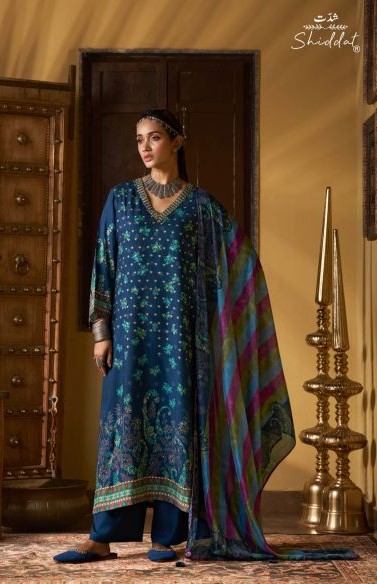 Shiddat Castiel 104 Viscose Pashmina Digital Print Designer Salwar Kameez