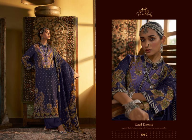 Shiddat Castiel 106 Viscose Pashmina Digital Print Designer Salwar Kameez — Wholesale, Vardan Ethnic wholesale from Surat — view 4