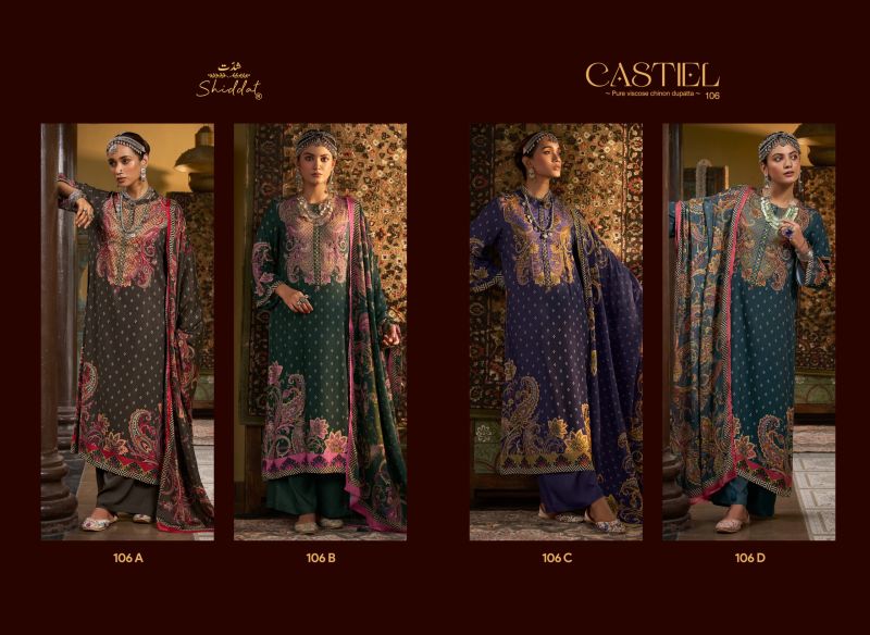 Shiddat Castiel 106 Viscose Pashmina Digital Print Designer Salwar Kameez — Wholesale, Vardan Ethnic wholesale from Surat — view 6