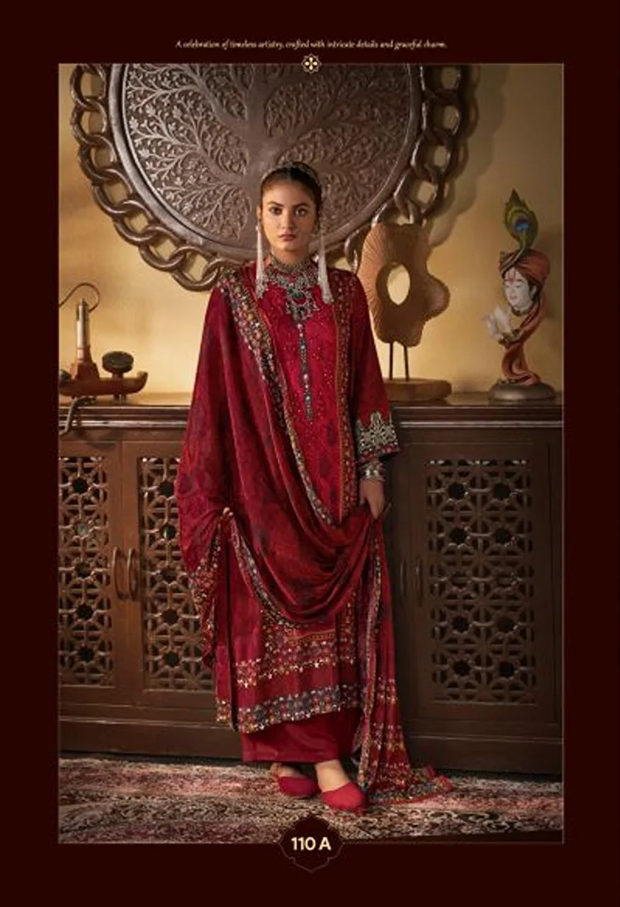 Shiddat Castiel 110 Viscose Pashmina Digital Printed Designer Salwar Kameez — Wholesale Salwar Suits, Shiddat wholesale from Surat — Photo 2