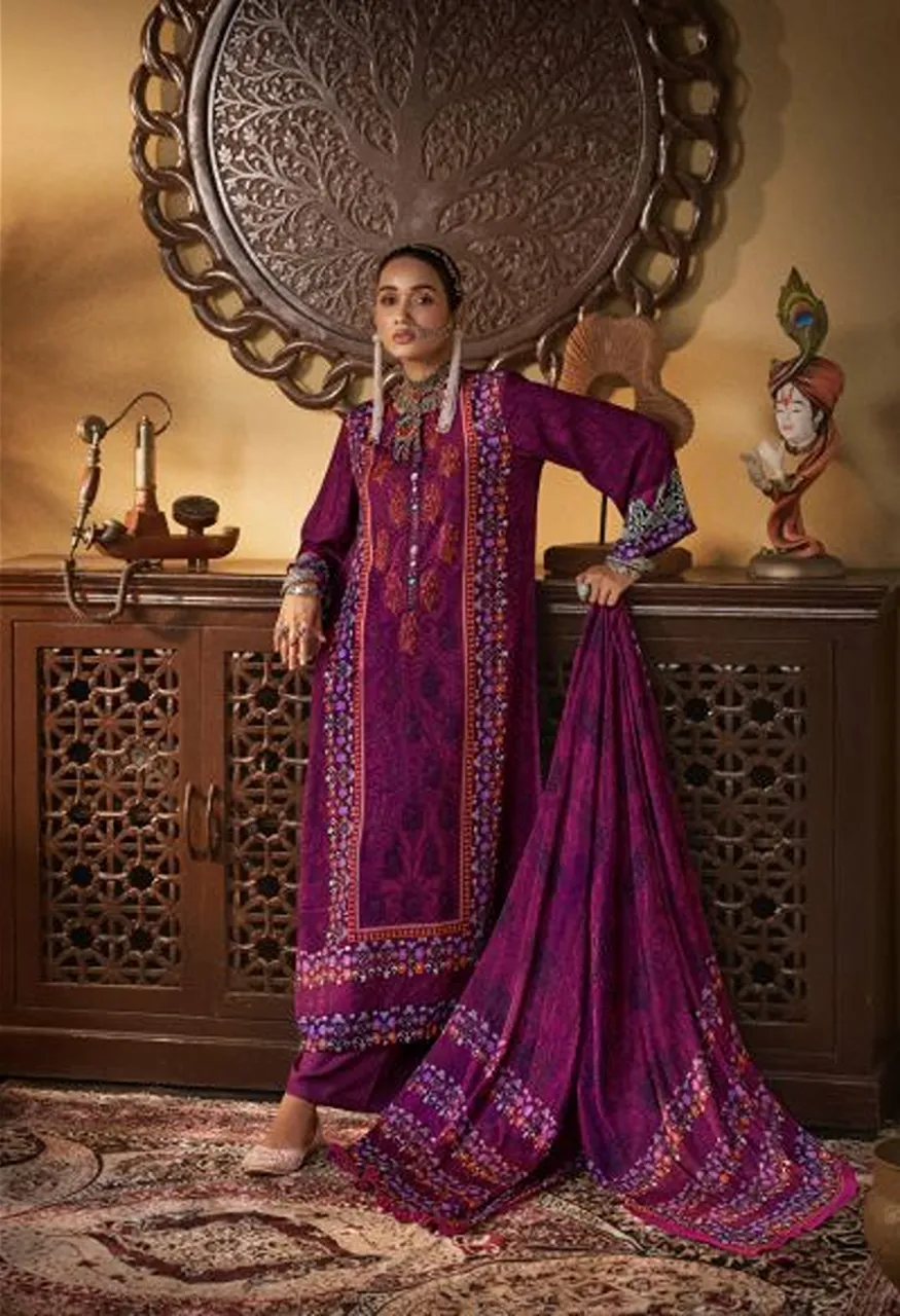Shiddat Castiel 110 Viscose Pashmina Digital Printed Designer Salwar Kameez — Wholesale Salwar Suits, Shiddat wholesale from Surat — Photo 6