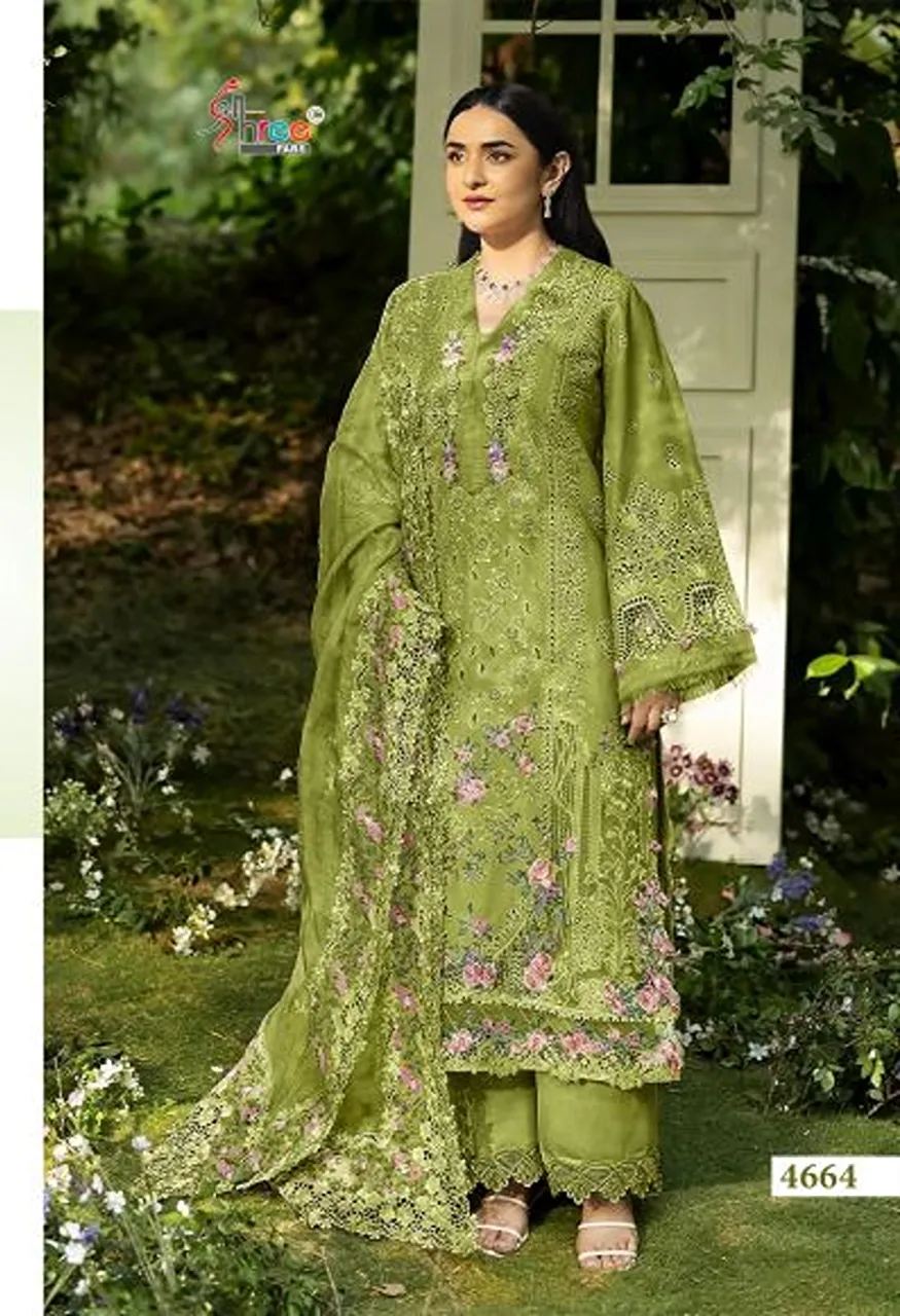 Shree Elaf Premium Vol 4 Cotton Embroidered Salwar Kameez with Cotton Mal Dupatta
