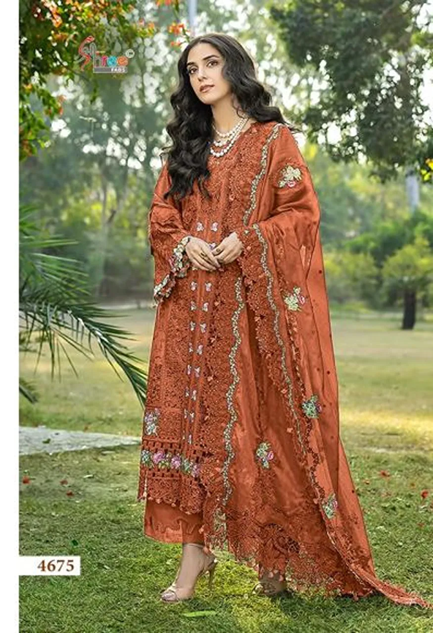 Shree Elaf Premium Vol 5 Cotton Embroidered Salwar Kameez with Cotton Mal Dupatta Wholesale — Wholesale Salwar Suits, Shree Fabs wholesale from Surat — Photo 4
