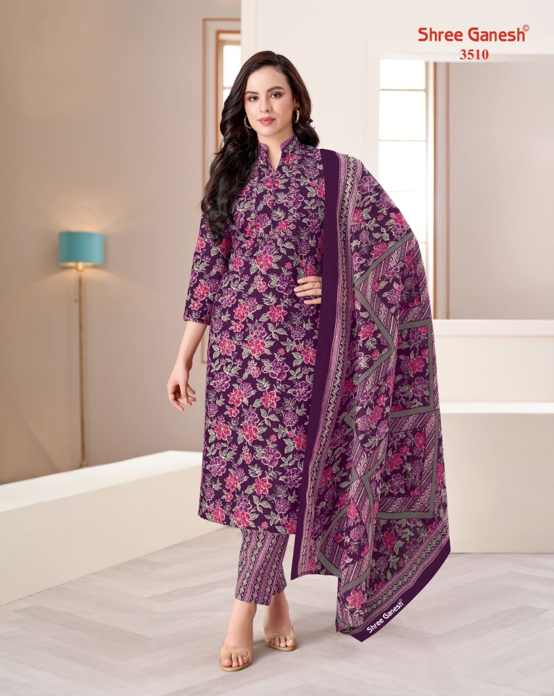 Shree Ganesh Samaiyra Vol 25 Pure Cotton Printed Dress Material Wholesale — Wholesale Salwar Suits, Shree Ganesh wholesale from Surat — Photo 20