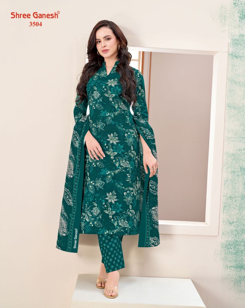Shree Ganesh Samaiyra Vol 25 Pure Cotton Printed Dress Material Wholesale — Wholesale Salwar Suits, Shree Ganesh wholesale from Surat — Photo 14