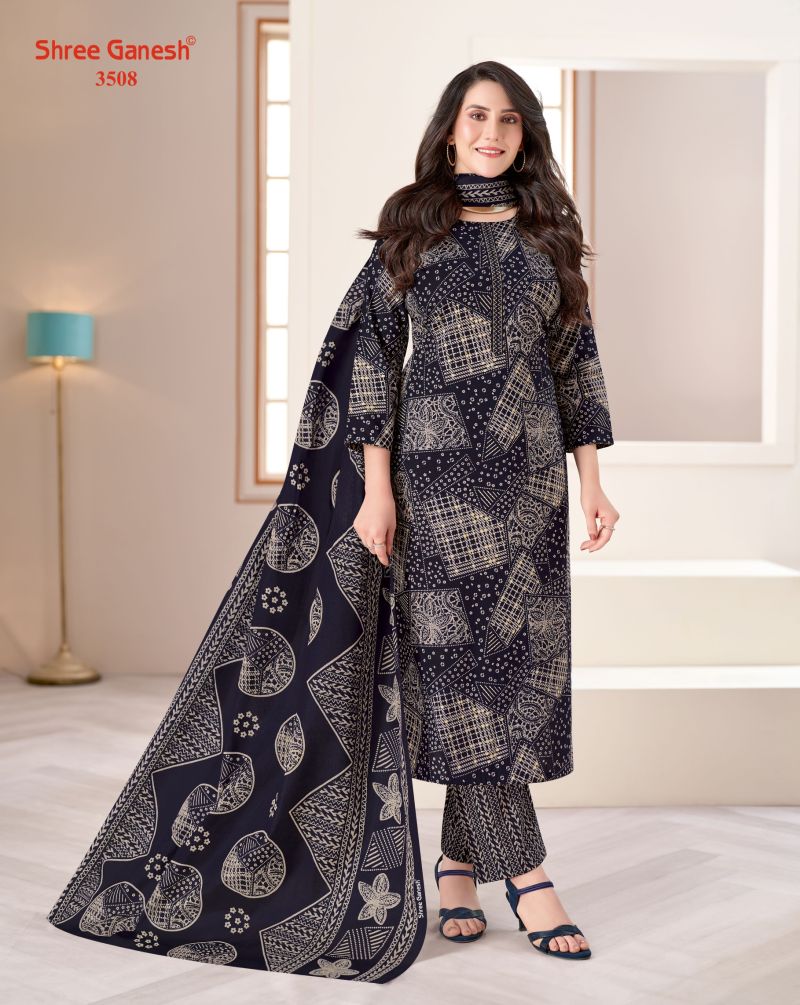 Shree Ganesh Samaiyra Vol 25 Pure Cotton Printed Dress Material Wholesale — Wholesale Salwar Suits, Shree Ganesh wholesale from Surat — Photo 19