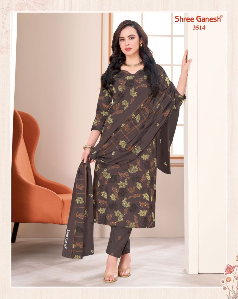 Shree Ganesh Samaiyra Vol 25 Pure Cotton Printed Dress Material Wholesale — Wholesale Salwar Suits, Shree Ganesh wholesale from Surat — Photo 5