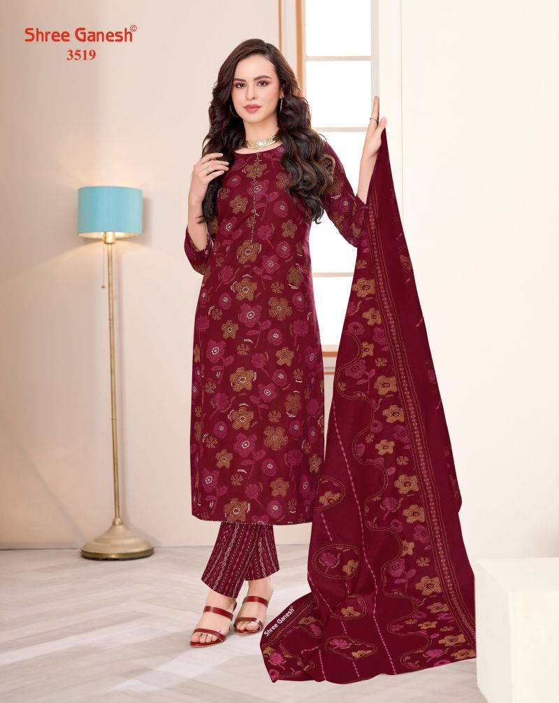 Shree Ganesh Samaiyra Vol 25 Pure Cotton Printed Dress Material Wholesale — Wholesale Salwar Suits, Shree Ganesh wholesale from Surat — Photo 8