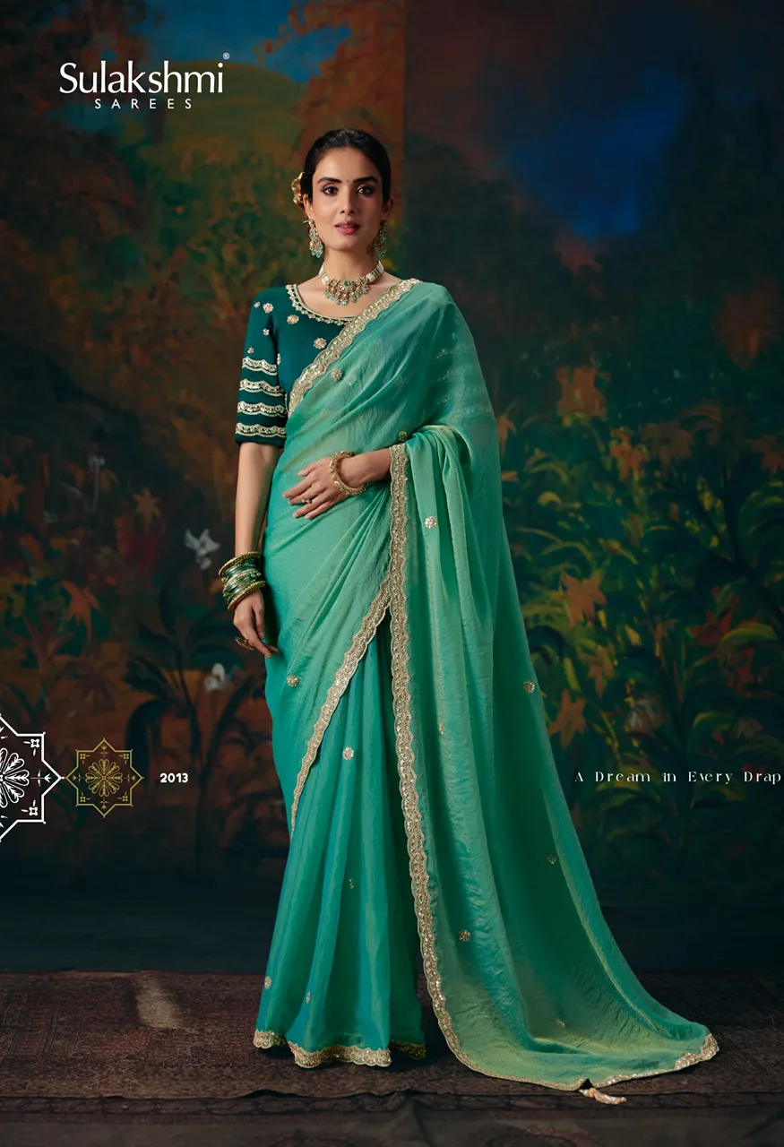Sulakshmi Virasat Vol 02 Designer Saree Collection — Wholesale Sarees, Sulakshmi wholesale from Surat — view 4
