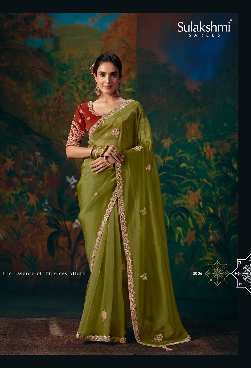 Sulakshmi Virasat Vol 02 Designer Saree Collection — Wholesale Sarees, Sulakshmi wholesale from Surat — view 8