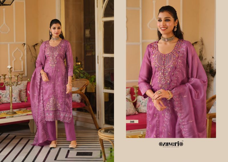Zaveri Aarohi Gold Simar Beats Embroidered Salwar Kameez Catalog — Wholesale Pakistani Suits, Vardan Ethnic wholesale from Surat — Photo 3